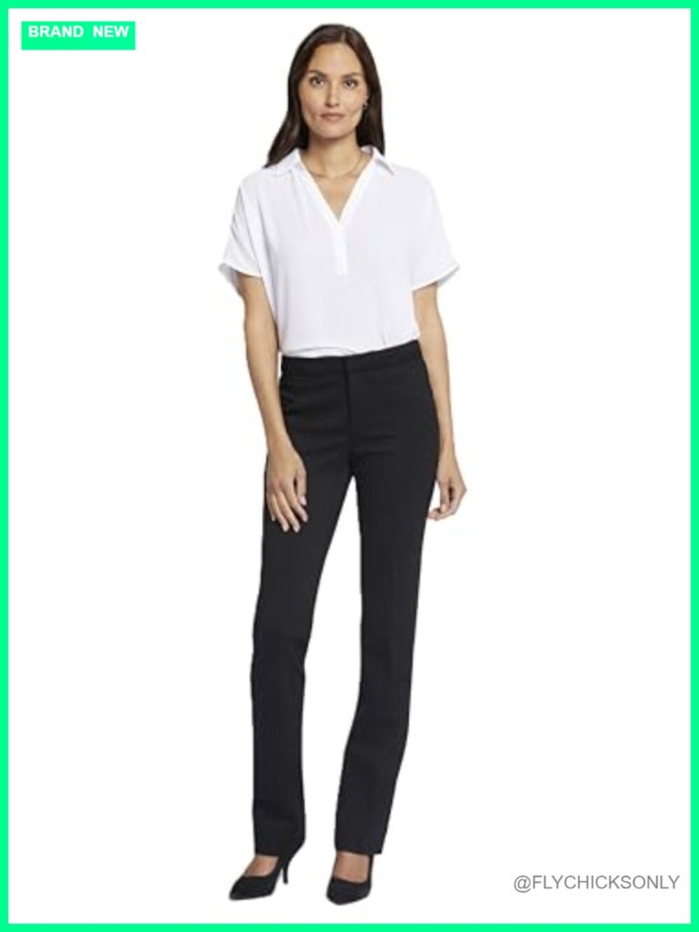 Wide Leg Ankle Fray Hem Trouser Pants Ponte Knit Lift Tuck Work